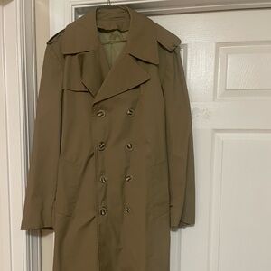 Full Length Double Breasted Trench Coat